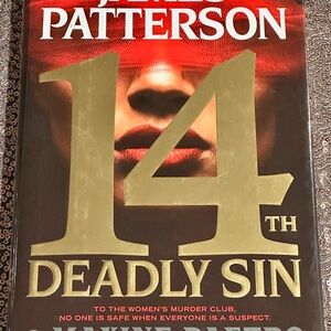 ‘14th Deadly Sin’ hardcover novel by bestselling author James Patterson